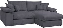 Home affaire Ecksofa Soft&Cosy XL L-Form | Grau