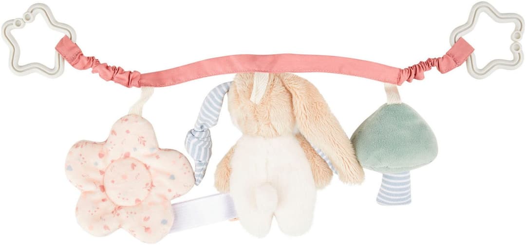Sterntaler Kinderwagenkette Hase Hanni | Mehrfarbig
