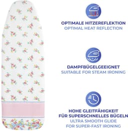 Maximex Bügelbrettbezug Blütenpracht | Mehrfarbig