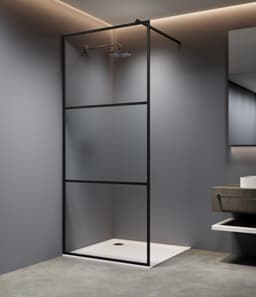 welltime Walk-In Foggy Black | Schwarz