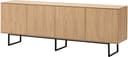 Home affaire Lowboard Lund | Schwarz 5