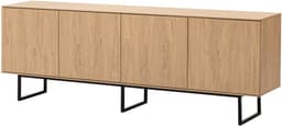 Home affaire Lowboard Lund | Schwarz