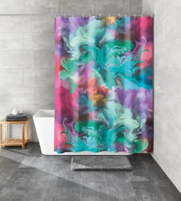 Kleine Wolke Duschvorhang Fusion Breite 180 cm | Mehrfarbig