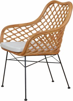 Home affaire Rattanstuhl | Holztöne