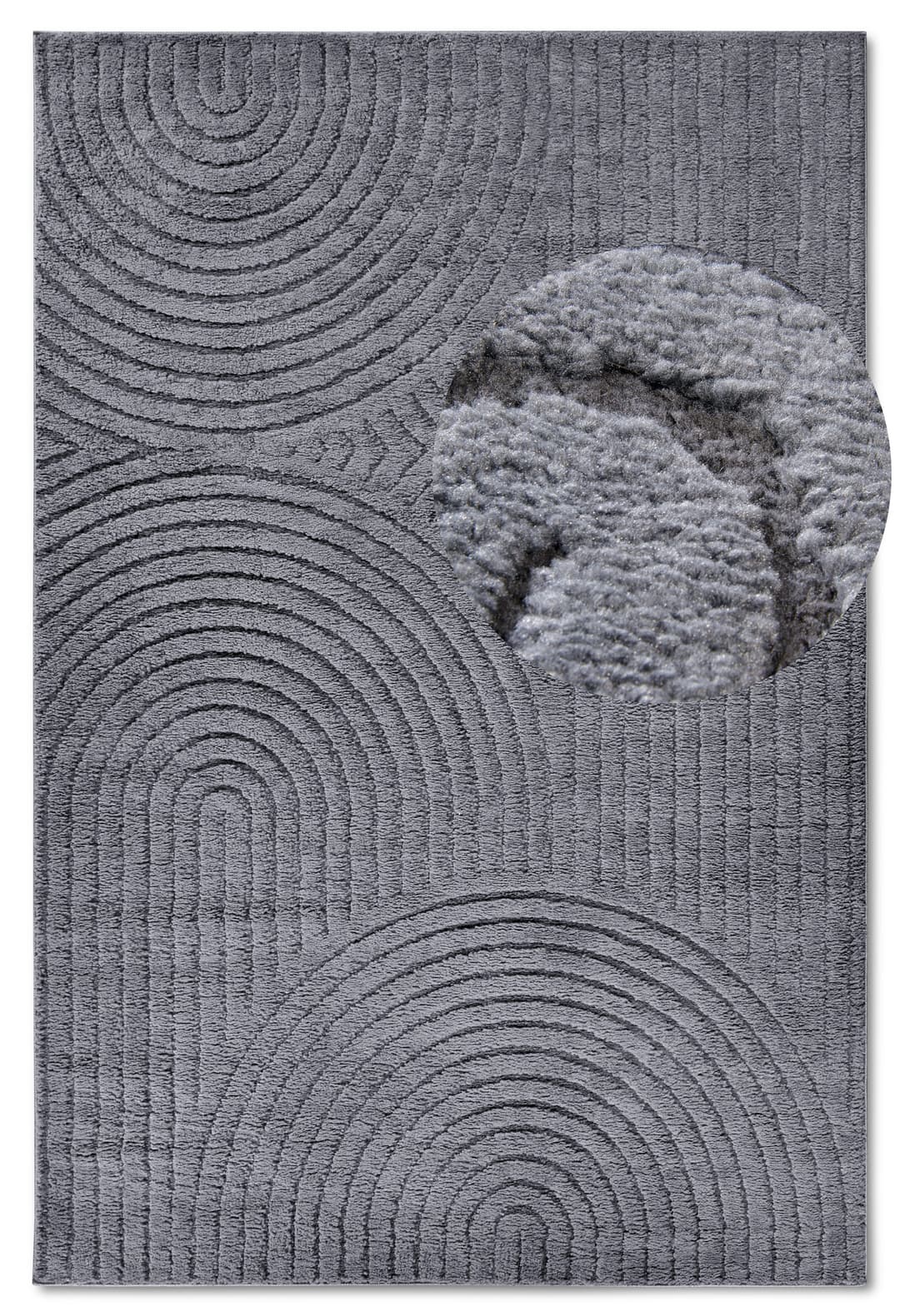 ELLE DECORATION Cosy Panglao Designteppich | Grau