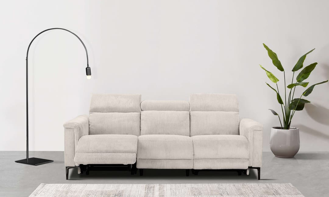 OTTO home 3-Sitzer LUND Cord | Beige