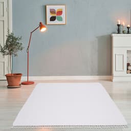 THEKO Teppich Happy Cotton Fleckerl | Weiß