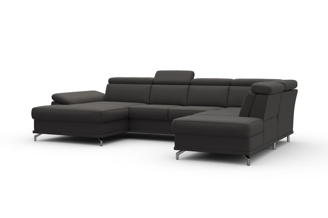 sit&more Wohnlandschaft Cabrio U-Form | Braun