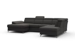 sit&more Wohnlandschaft Cabrio U-Form | Braun