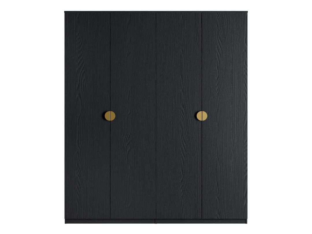 Home affaire Kleiderschrank BELLOT | Schwarz
