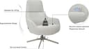 OTTO home Drehsessel CLARINDA | Grau 3