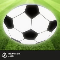 Briloner Leuchten Deckenleuchte SOCCER | Weiß