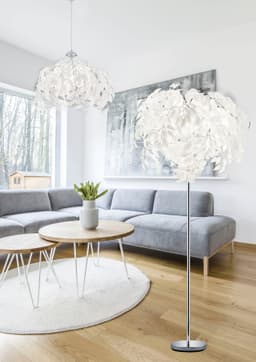 Reality Leuchten Stehlampe Leavy | Weiß