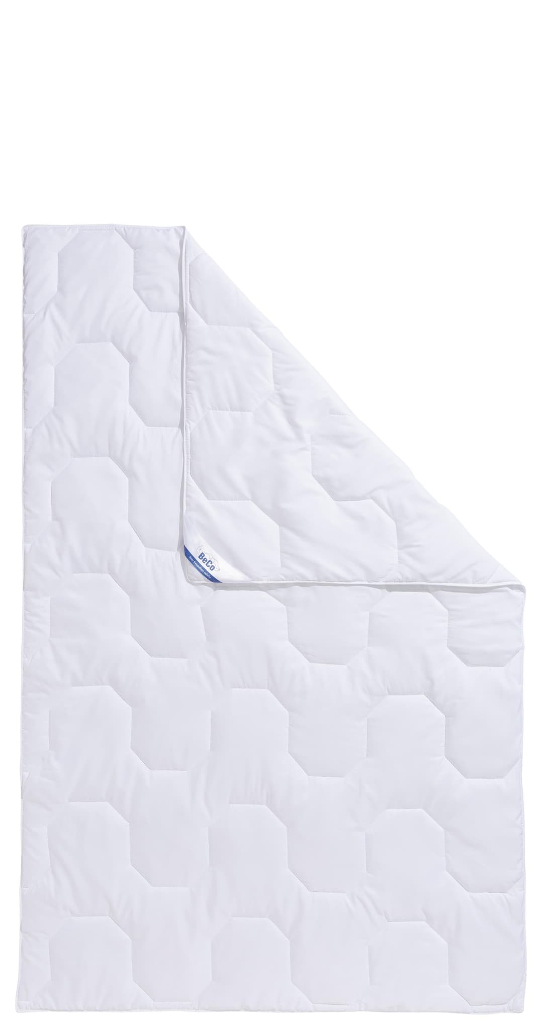 Beco Microfaserbettdecke 2 für 1 | Weiß