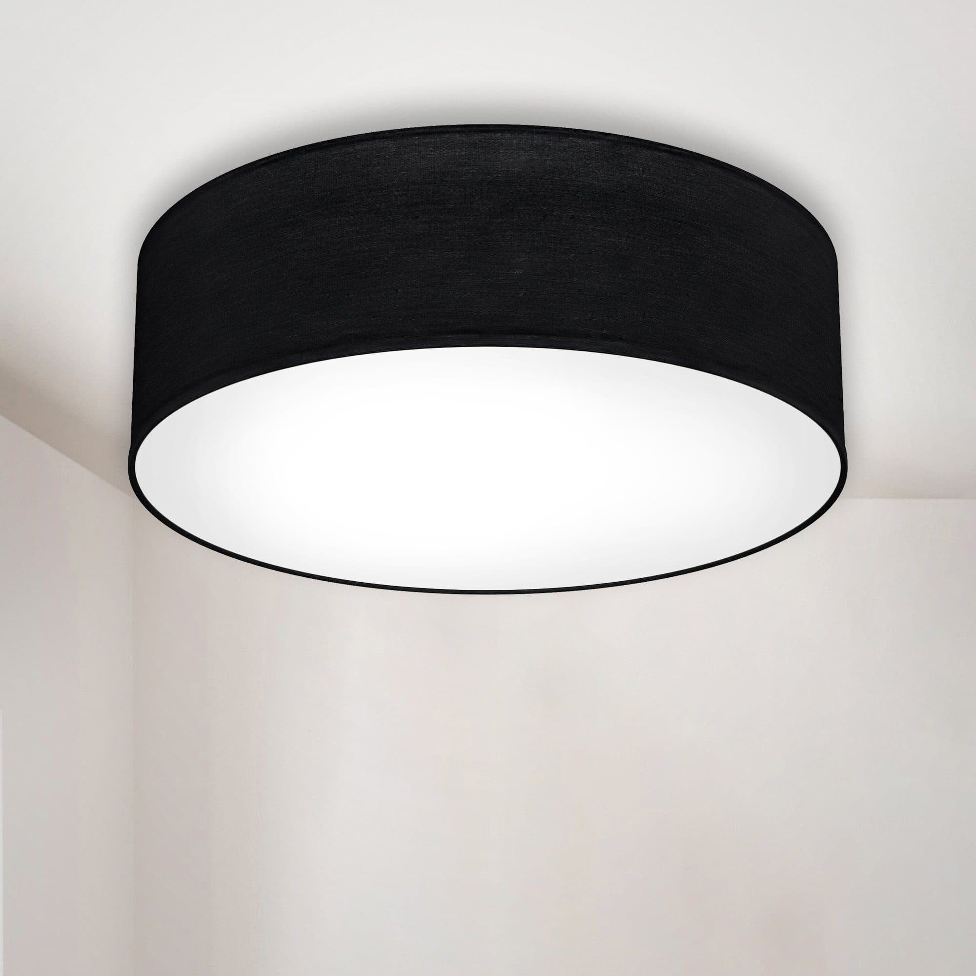 B.K.Licht LED Deckenleuchte | Schwarz