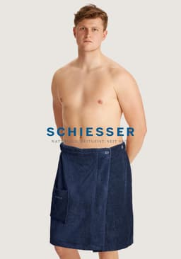 Schiesser Saunakilt Turin | Blau