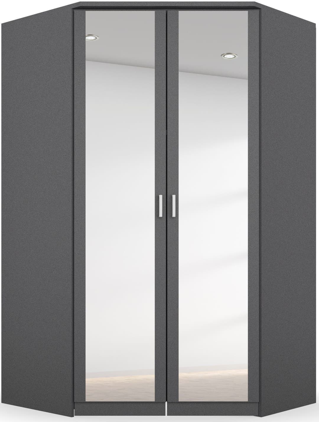 rauch Eckkleiderschrank Bremen | Grau