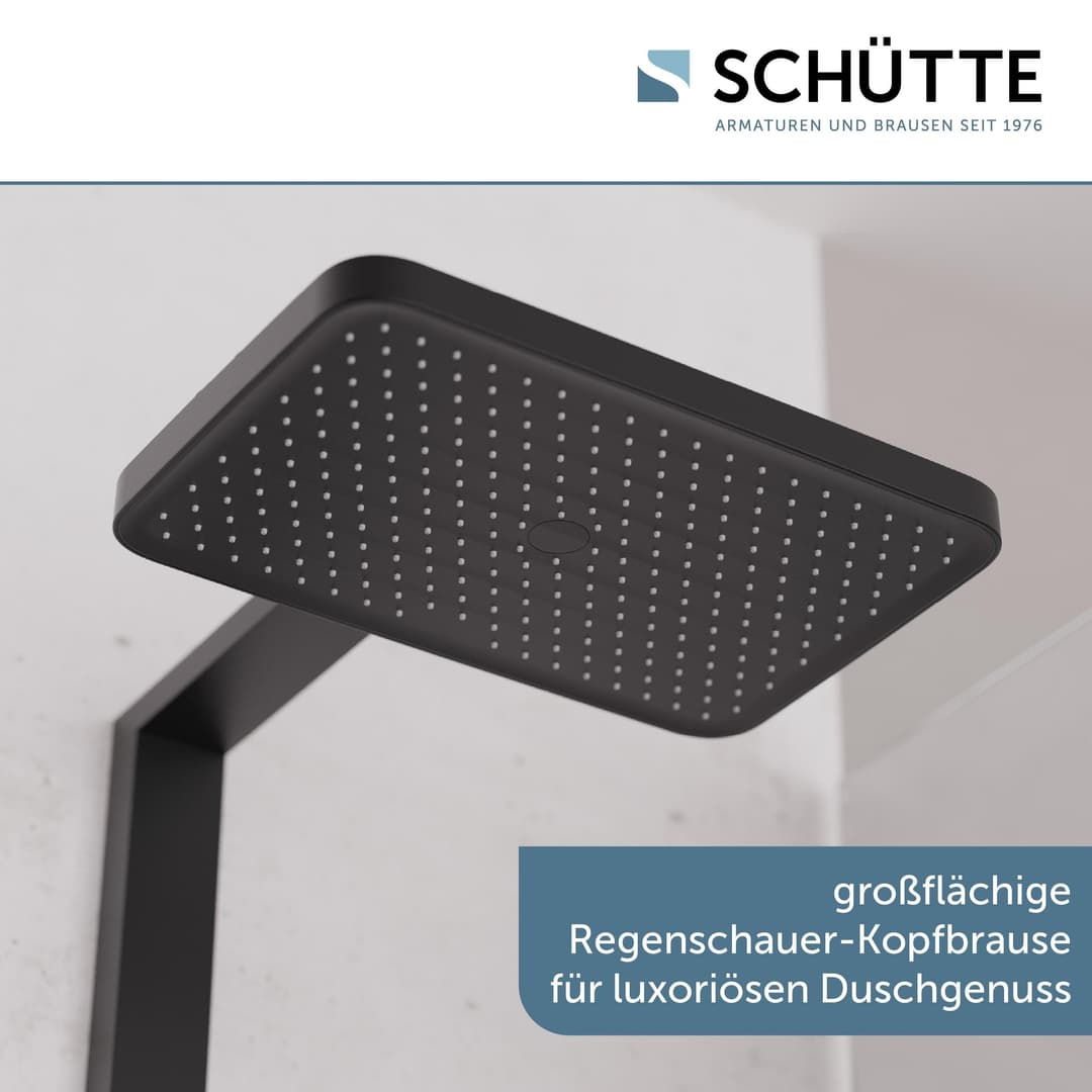 Schütte Brausegarnitur LA PALMA | Schwarz