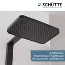 Schütte Brausegarnitur LA PALMA | Schwarz 2