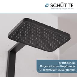 Schütte Brausegarnitur LA PALMA | Schwarz