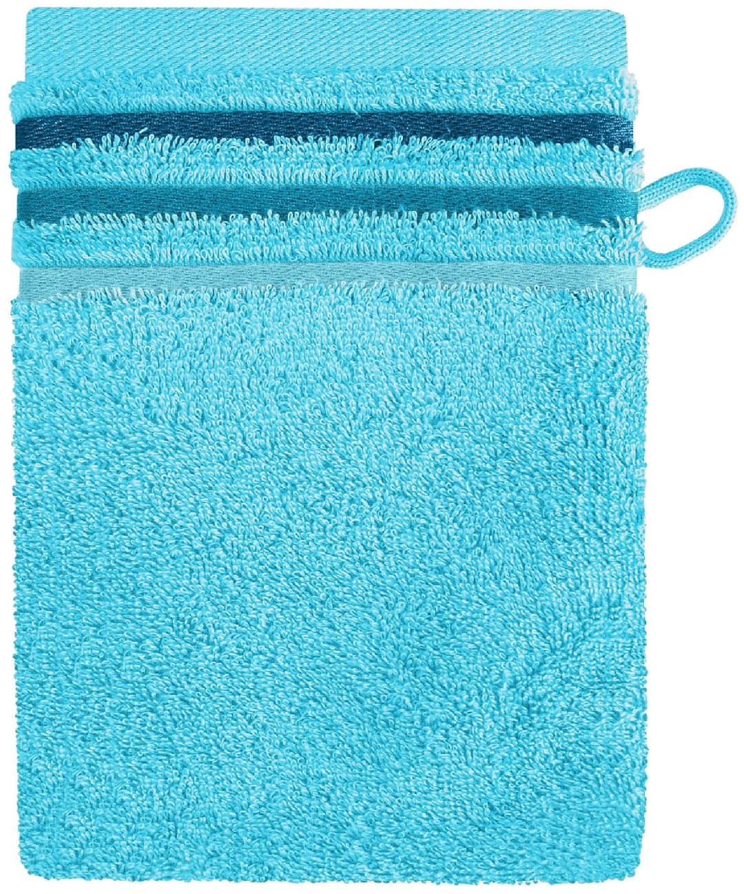 Schiesser Waschhandschuh Skyline Color | Türkis