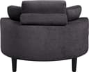 ATLANTIC home collection Loveseat Ravi Sessel | Grau 4