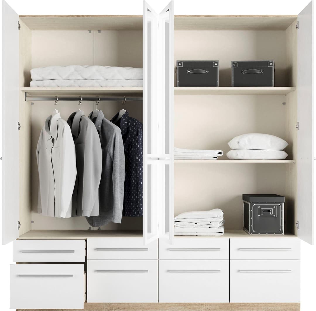 priess Kleiderschrank Barcelona | Holztöne