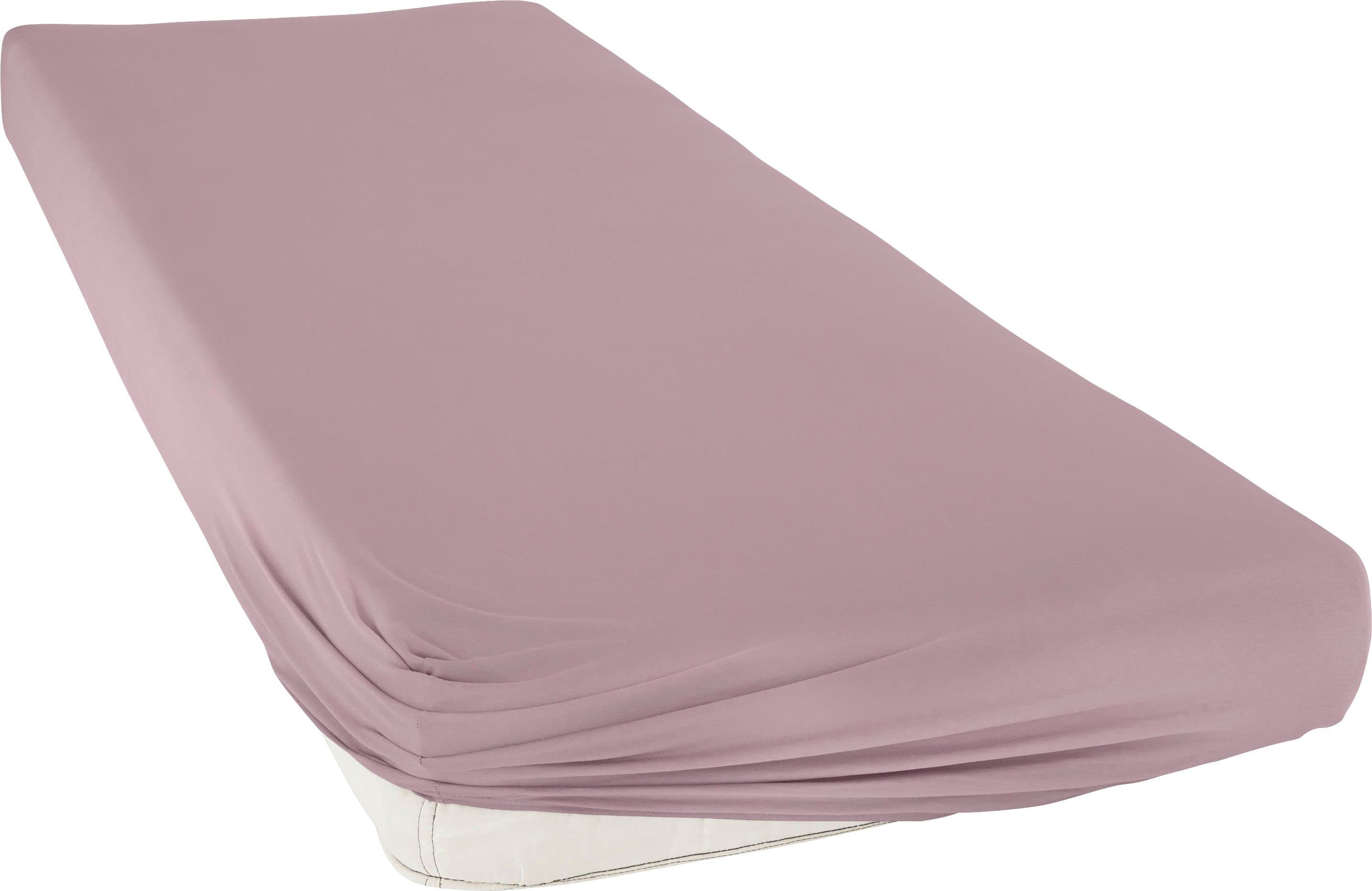 bellana Jersey Aqua Spannbettlaken | Rosa