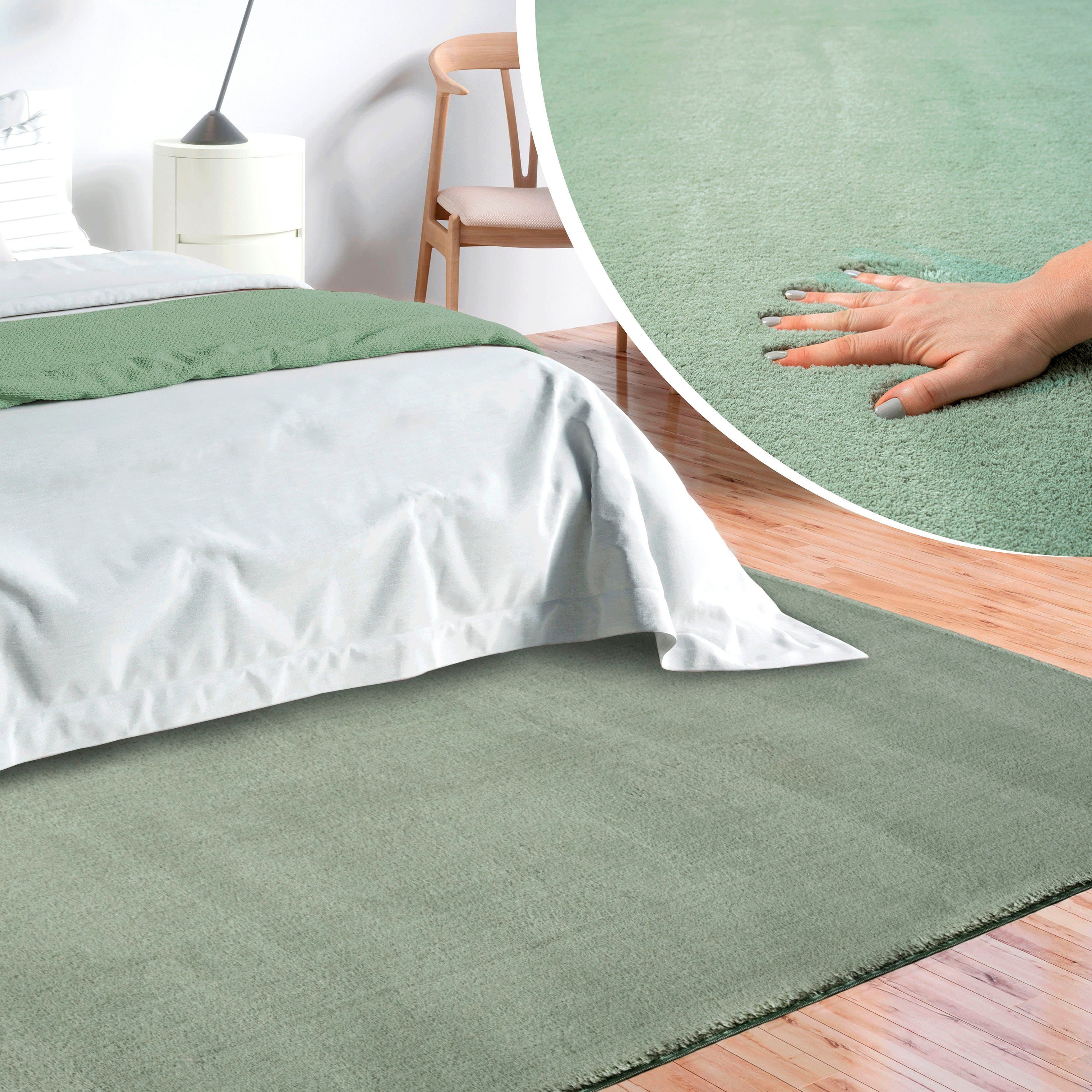 merinos Teppich Loft 37 | Grün