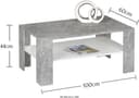 Stolkom Sp.z.o.o. Couchtisch Joker | Grau 2