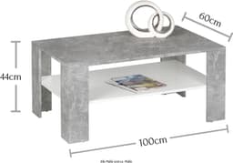 Stolkom Sp.z.o.o. Couchtisch Joker | Grau
