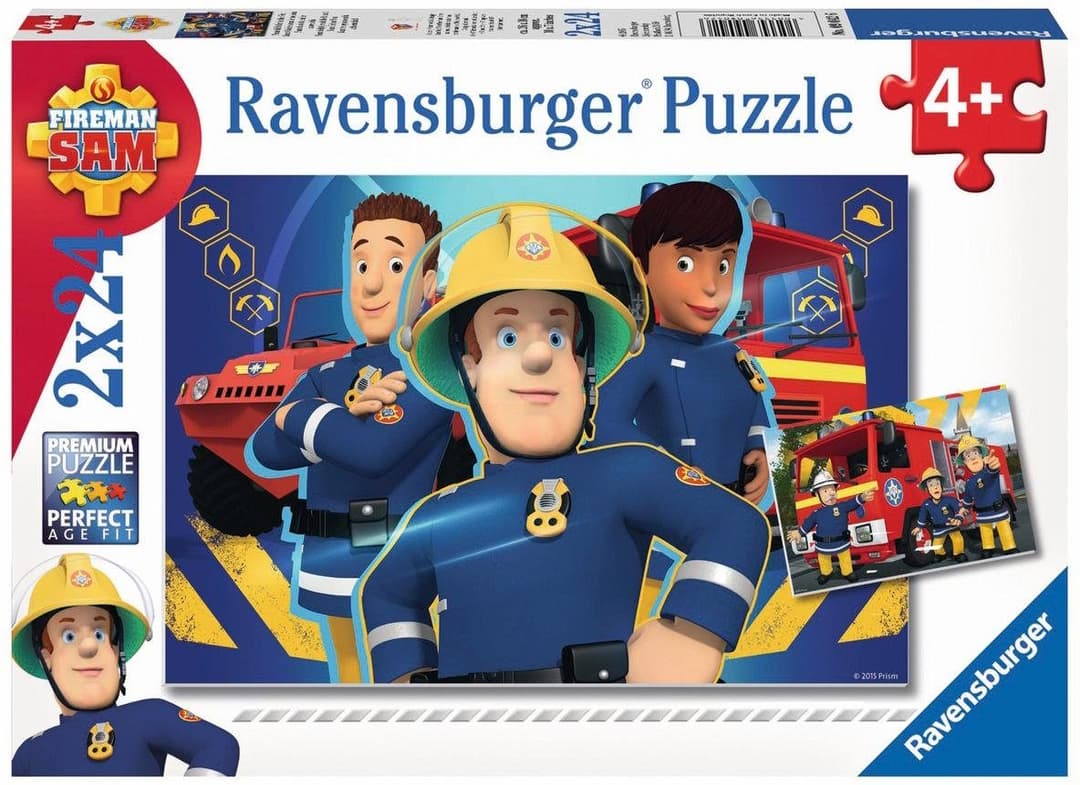Ravensburger Puzzle Feuerwehrmann Sam, Sam hilft in der Not, 48