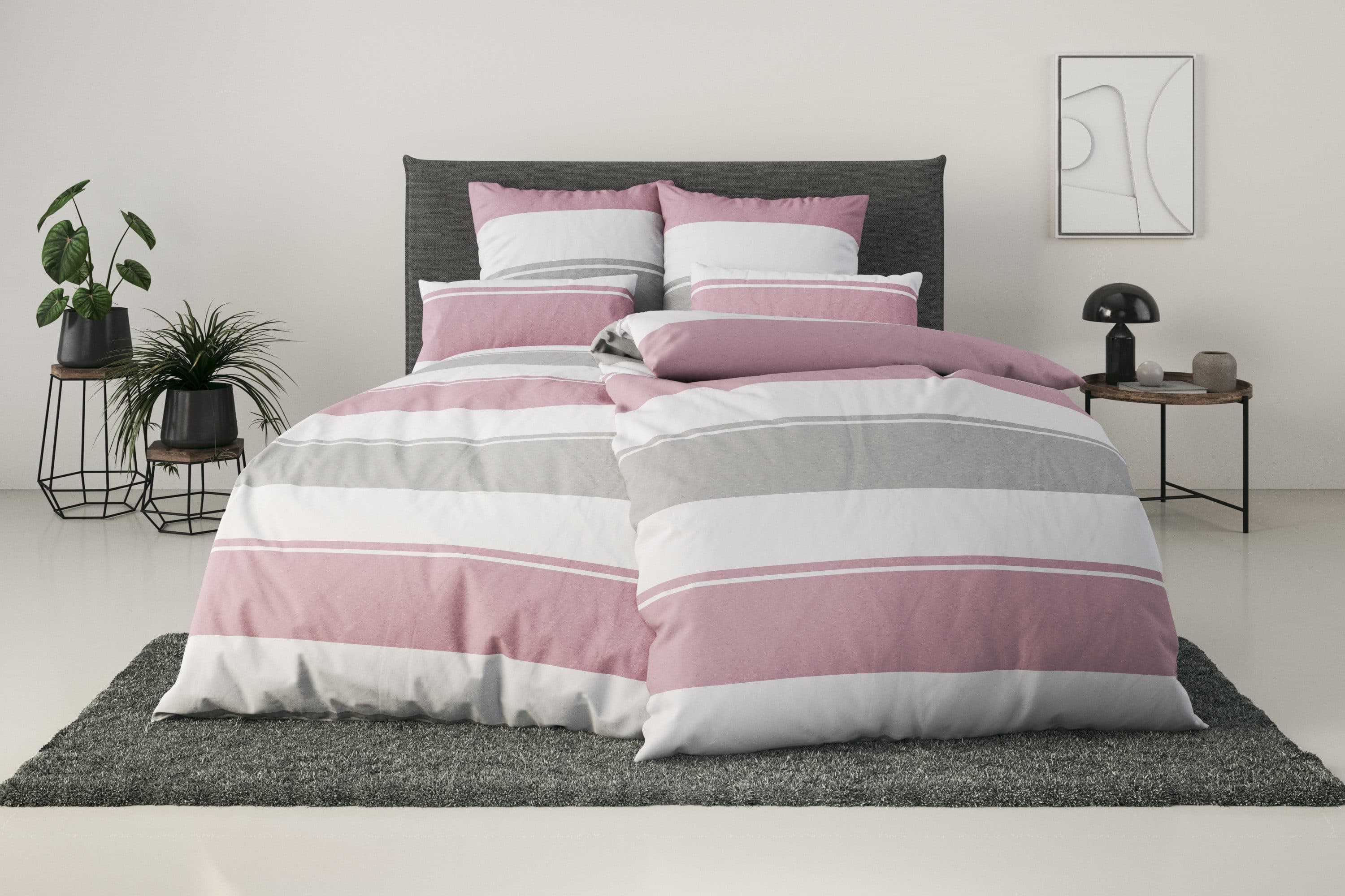 OTTO home Bettwäsche Yonne | Rosa
