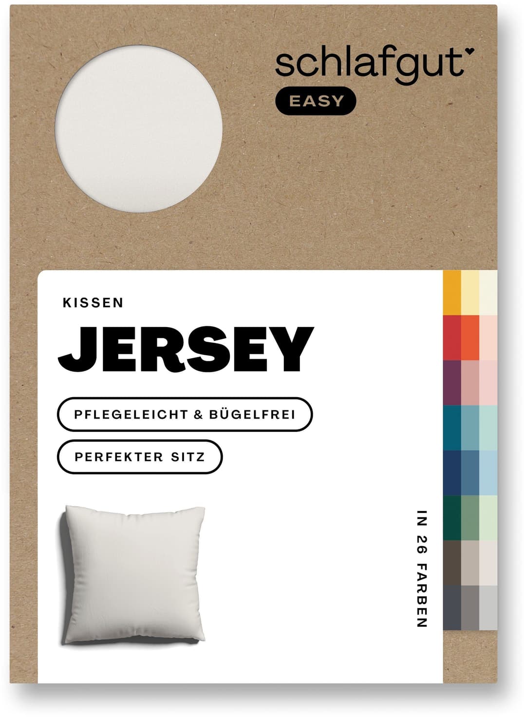 Schlafgut Kissenbezug EASY JERSEY | Beige