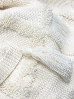 Primera Tagesdecke Kuscheldecke Boho | Beige
