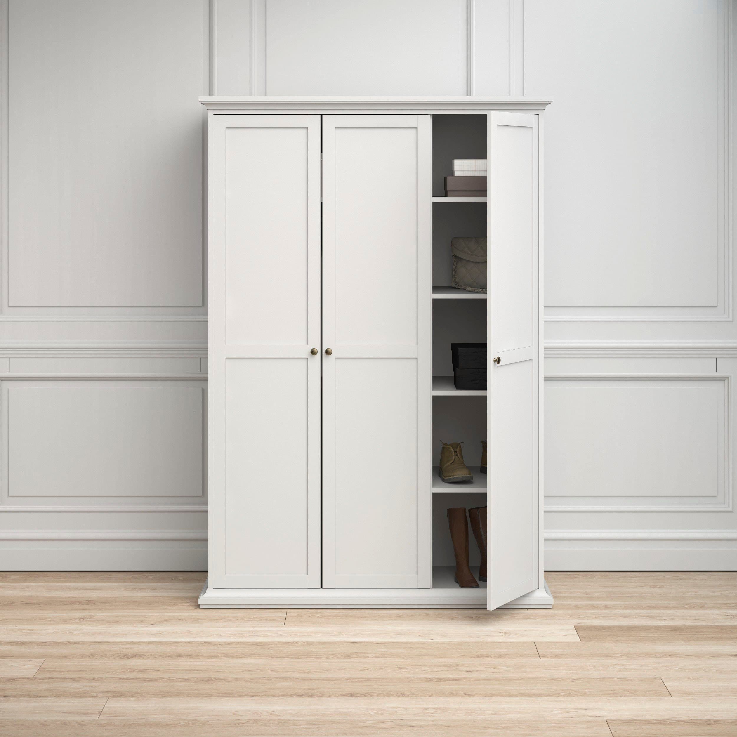 Home affaire Drehtürenschrank Paris | Weiß