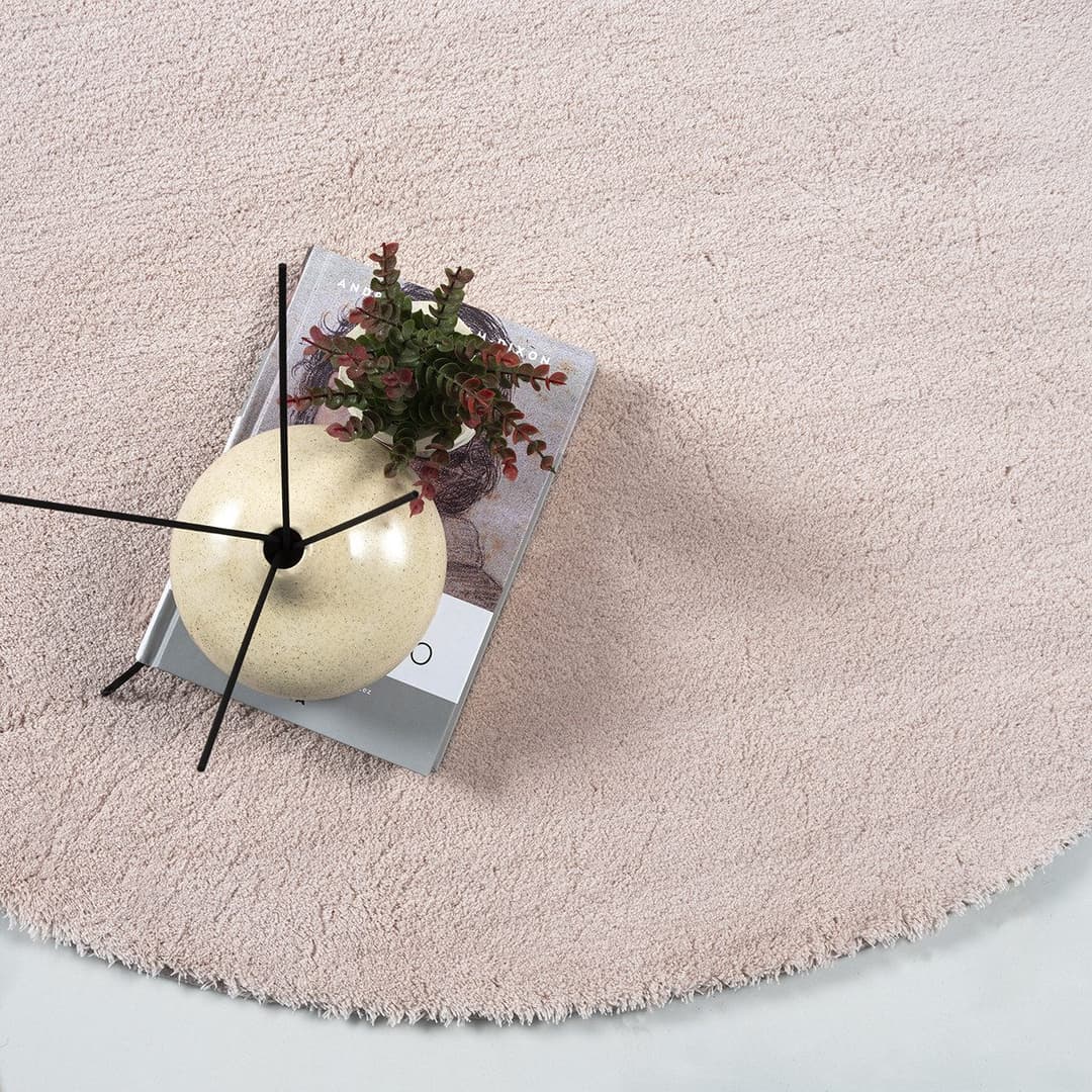 the carpet Teppich Relax | Rosa