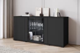 Home affaire Sideboard Caro | Schwarz