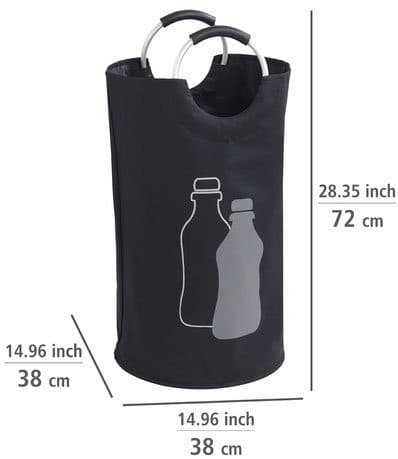 Wenko Flaschensammler Modell Jumbo | Schwarz