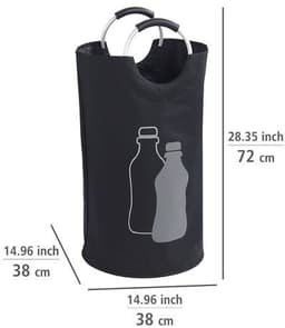 Wenko Flaschensammler Modell Jumbo | Schwarz