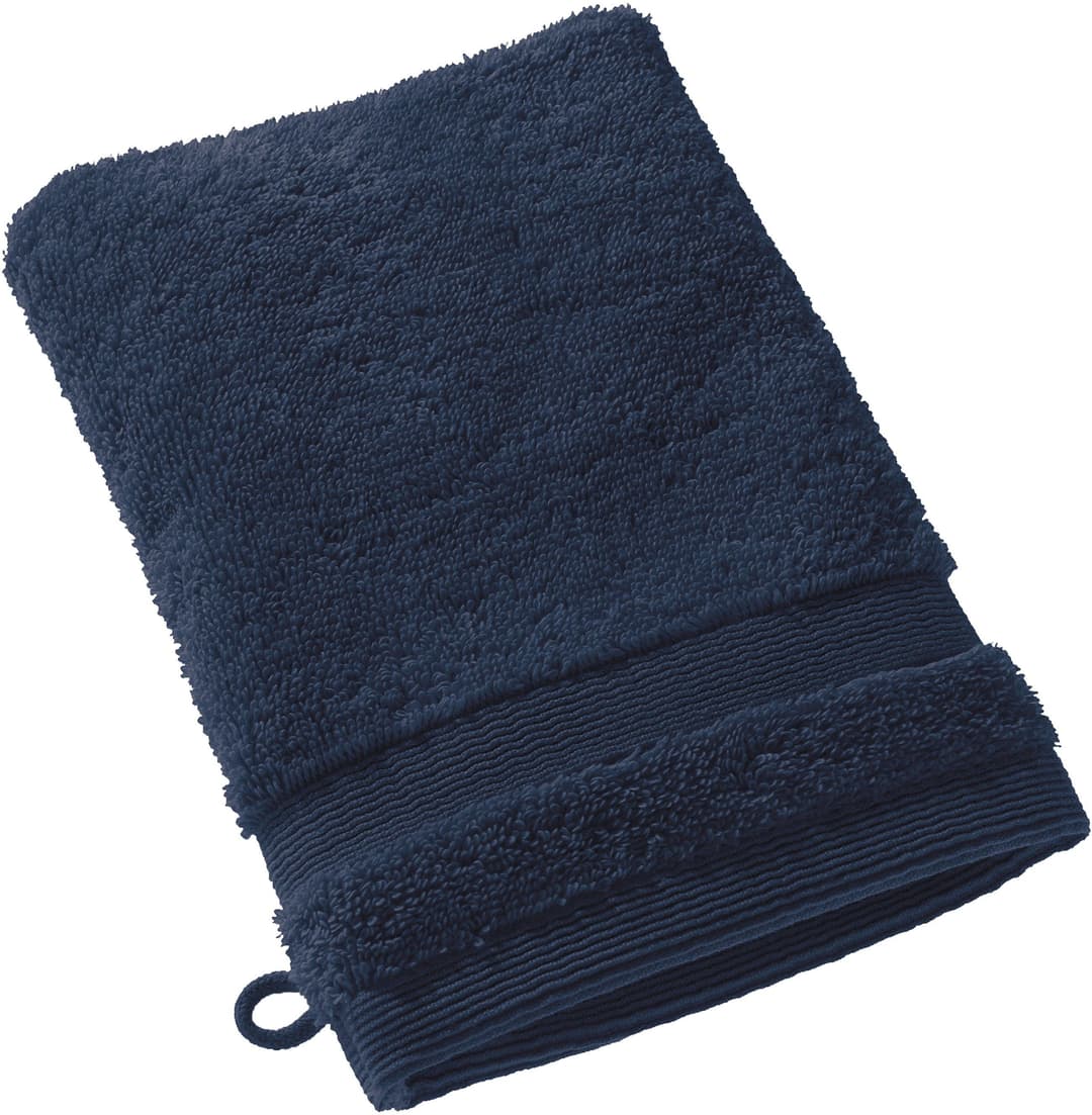 SCHÖNER WOHNEN-Kollektion Waschhandschuh Cuddly | Blau