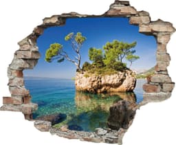 queence Wandtattoo Insel | Mehrfarbig
