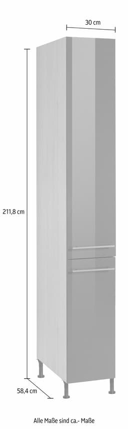 OPTIFIT Apothekerschrank Bern | Weiß