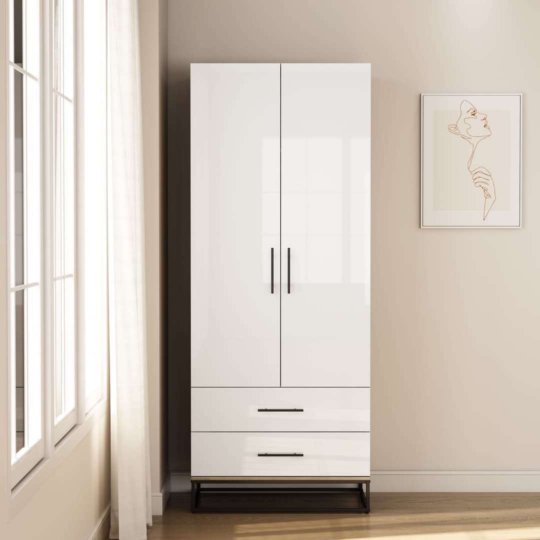 OTTO home Luca Kleiderschrank | Weiß