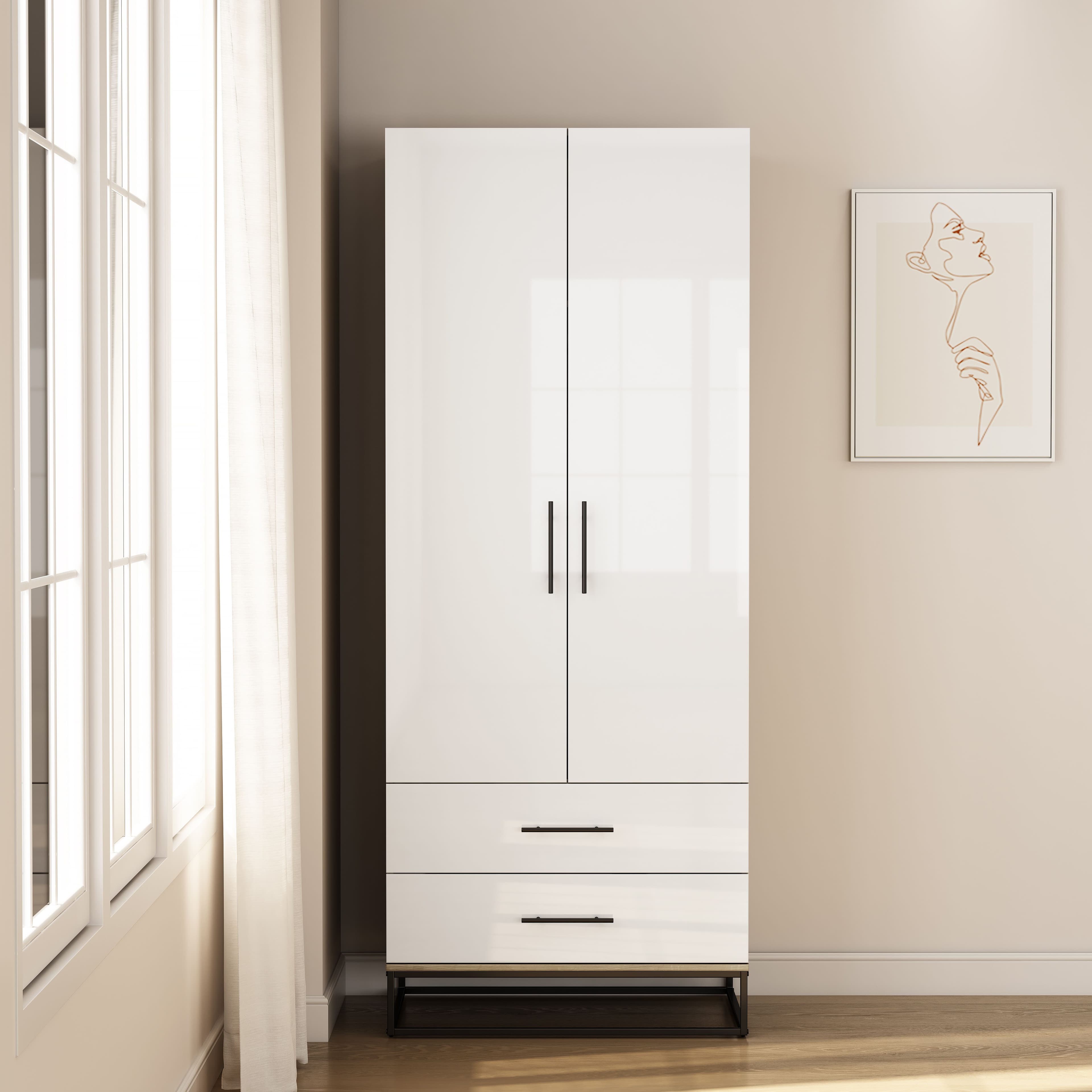 OTTO home Luca Kleiderschrank | Weiß