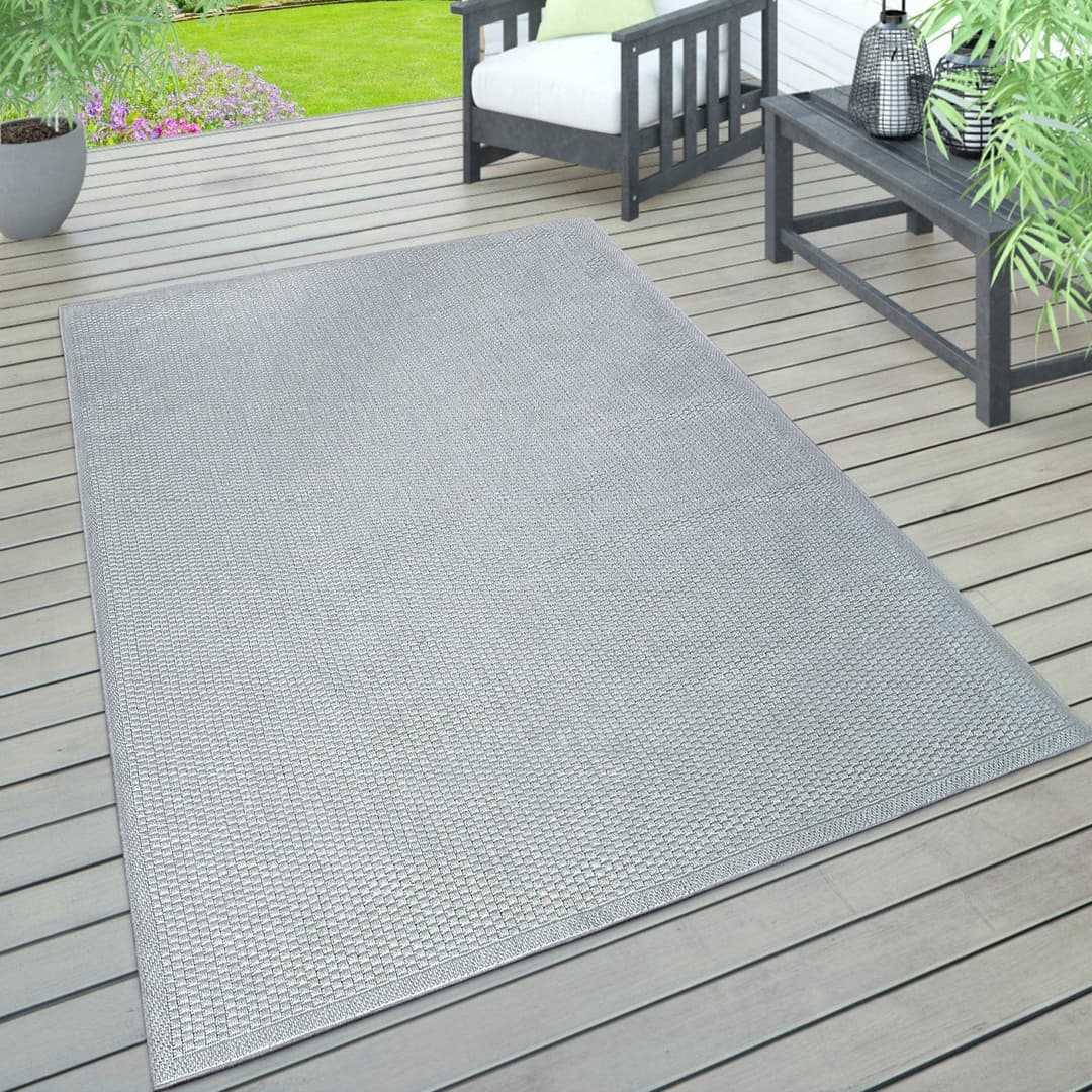 Paco Home Teppich Timber 125 | Grau