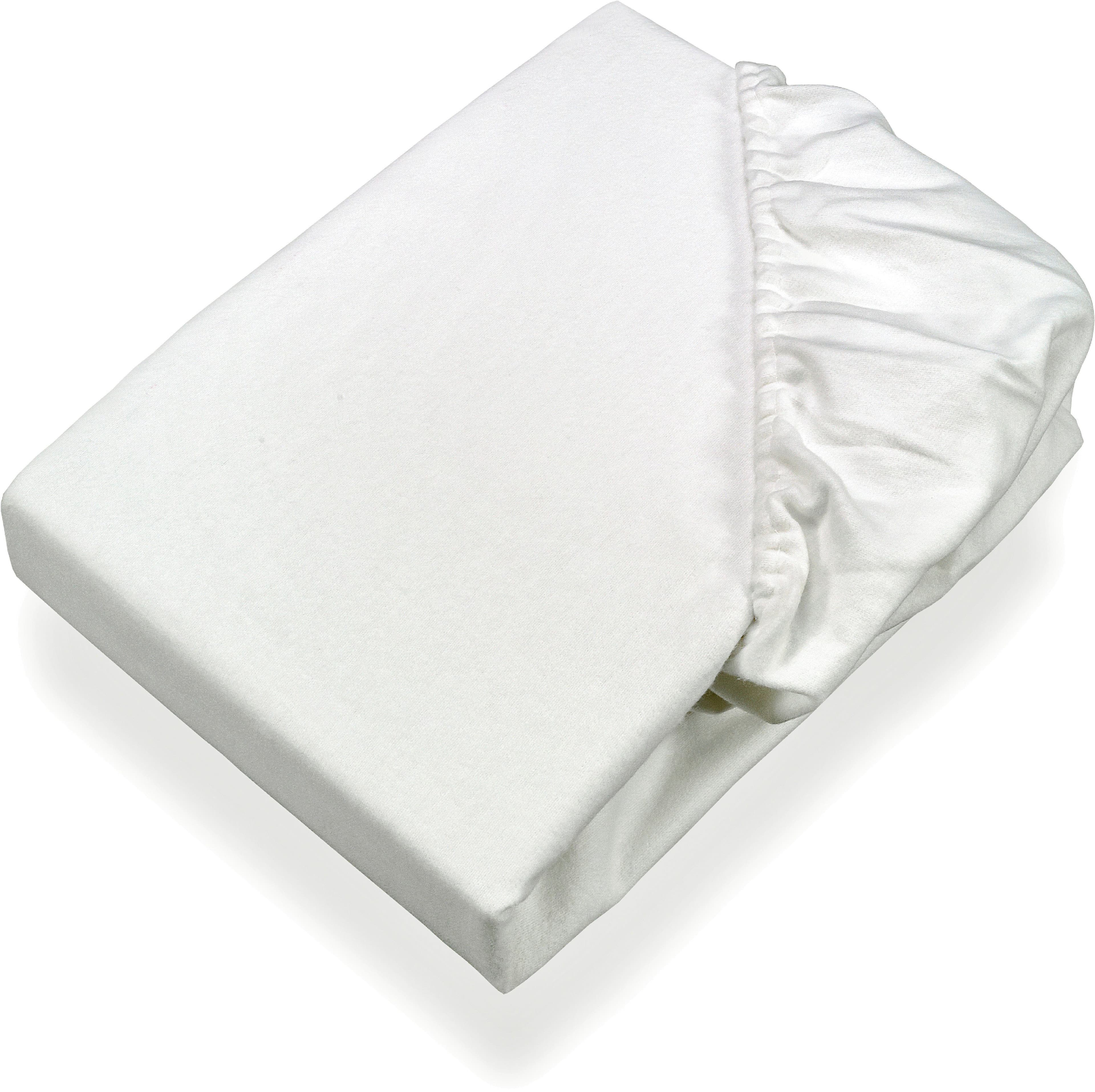 SETEX Matratzenauflage Molton-Köper | Weiß
