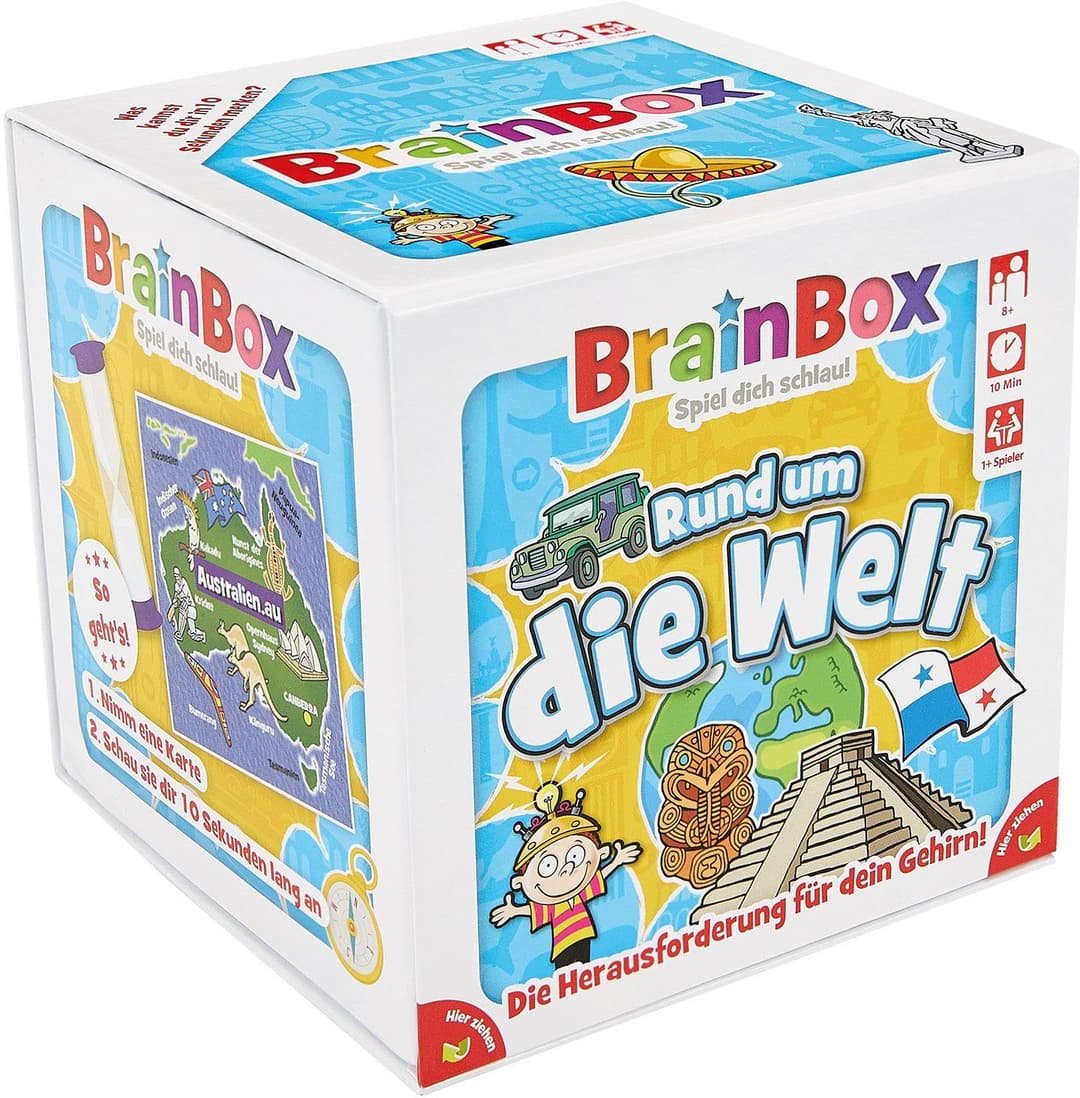 BrainBox Spiel Rund um die Welt | Mehrfarbig