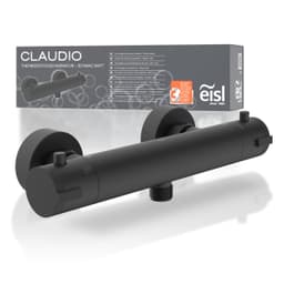 Eisl Duscharmatur CLAUDIO mit Thermostat | Schwarz
