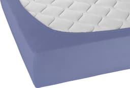 Biberna Spannbettlaken Pepe | Blau